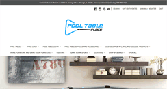 Desktop Screenshot of pooltableplace.com